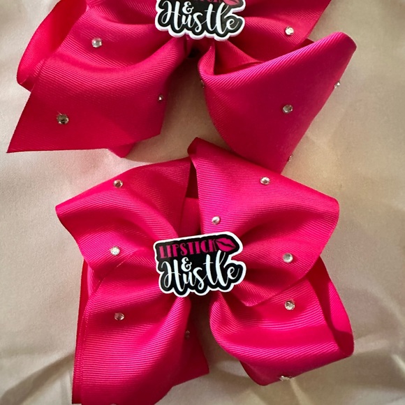 SHOE CLIPS - BIG Bow Charms - Picture 1 of 2